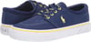 POLO RALPH LAUREN Mens Keaton Laceless SneakersFall RoyalYellow Pp