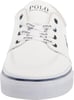 POLO RALPH LAUREN Mens Keaton Laceless SneakersWhiteNewport Navy Pp