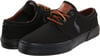 Polo Ralph Lauren Faxon LowTop Canvas SneakerBlackBlack