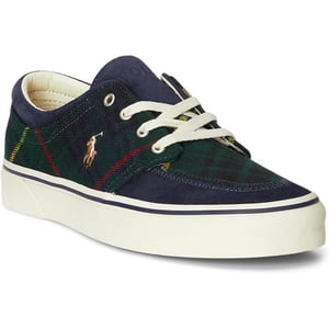 POLO RALPH LAUREN Mens Keaton Laceless SneakersNavy Tartan