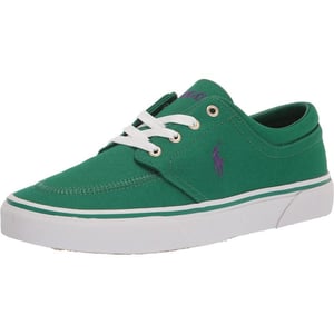 POLO RALPH LAUREN Mens Keaton Laceless SneakersPrimary GreenPurple Pp