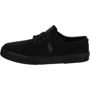 Polo Ralph Lauren Faxon LowTop Canvas SneakerBlackBlackBlack