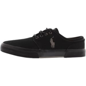 Polo Ralph Lauren Faxon LowTop Canvas SneakerBlackGrey