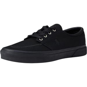 Polo Ralph Lauren Faxon X LowTop Canvas SneakerBlackBlack Pp