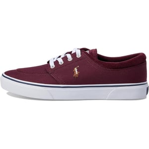 Polo Ralph Lauren Faxon X LowTop Canvas SneakerHarvard Wine