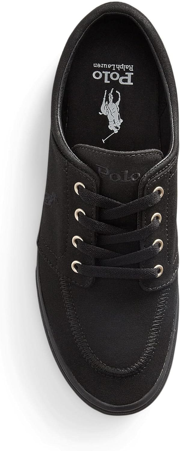 POLO RALPH LAUREN Mens Keaton Laceless SneakersBlackBlack Pp