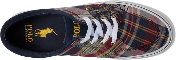 POLO RALPH LAUREN Mens Keaton Laceless SneakersBlock Print