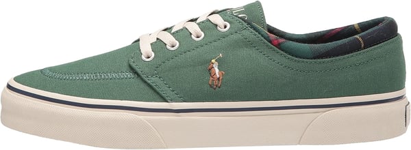 POLO RALPH LAUREN Mens Keaton Laceless SneakersVerano GreenGordon Trt