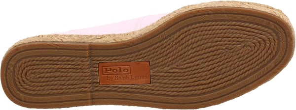 POLO RALPH LAUREN Mens Cevio Canvas LoafersCarmel PinkBlue Pp