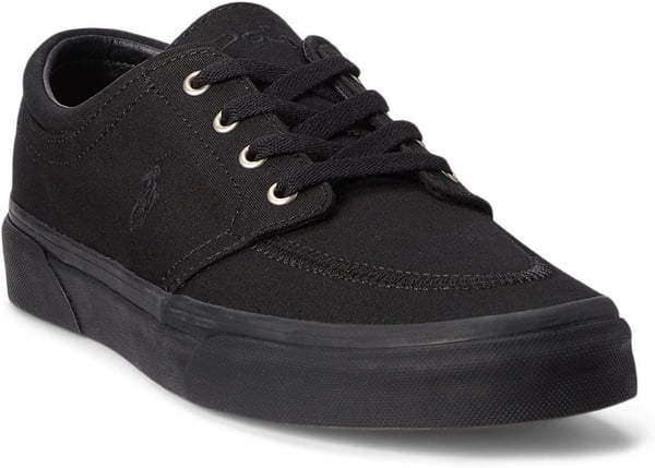 POLO RALPH LAUREN Mens Keaton Laceless SneakersBlackBlack Pp