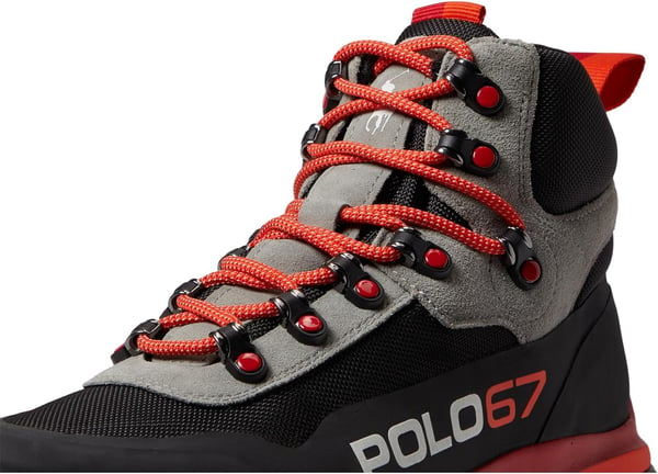 POLO RALPH LAUREN Mens Advtr 300mid SneakerBlackGrey