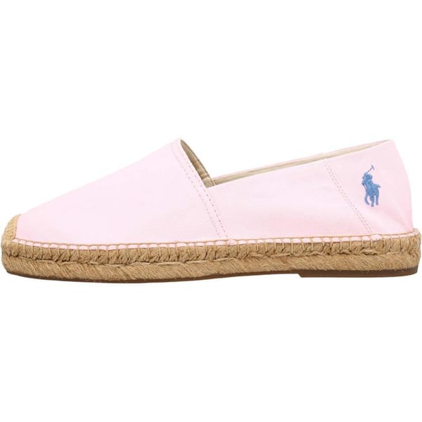 POLO RALPH LAUREN Mens Cevio Canvas LoafersCarmel PinkBlue Pp