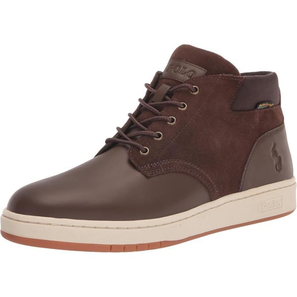 POLO RALPH LAUREN Mens Sneaker Fashion BootBrown