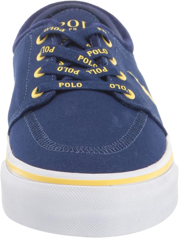 POLO RALPH LAUREN Mens Keaton Laceless SneakersFall RoyalYellow Pp