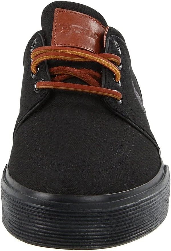 Polo Ralph Lauren Faxon LowTop Canvas SneakerBlackBlack