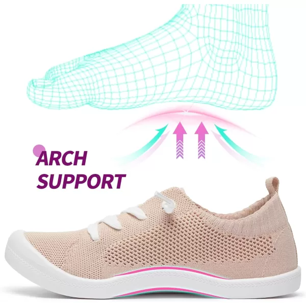 ALTOCIS Women's Knit Slip On Sneakers Ladies Elastic Low Top Flats Lightweight Breathe Mesh Fashion Sneakers Cute Flying Woven Loafers