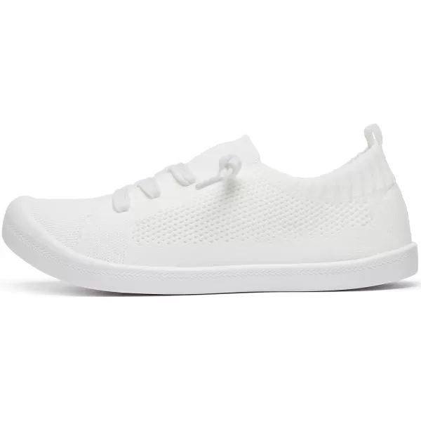 ALTOCIS Women's Knit Slip On Sneakers Ladies Elastic Low Top Flats Lightweight Breathe Mesh Fashion Sneakers Cute Flying Woven Loafers
