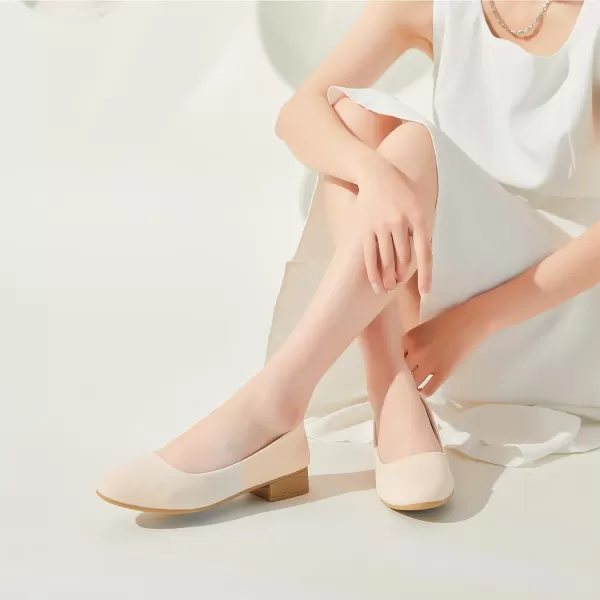 ALTOCIS Women’s Low Block Chunky Heels Pumps Ladies Elegant Closed Round Toe Pumps Shoes Low Platform Office Pumps Shoes