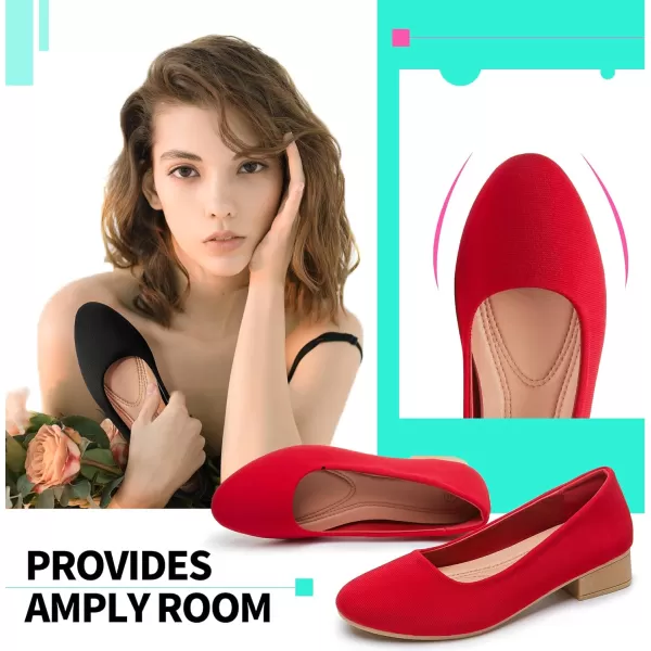ALTOCIS Women’s Low Block Chunky Heels Pumps Ladies Elegant Closed Round Toe Pumps Shoes Low Platform Office Pumps Shoes