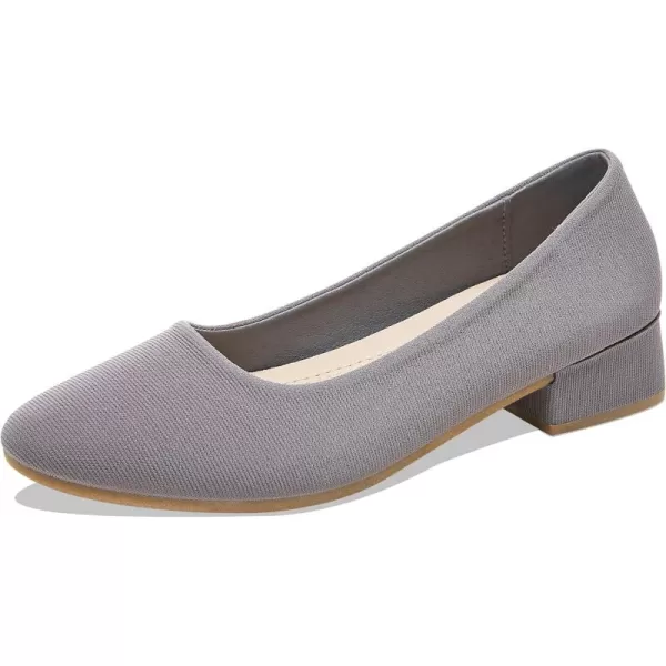 ALTOCIS Women’s Low Block Chunky Heels Pumps Ladies Elegant Closed Round Toe Pumps Shoes Low Platform Office Pumps Shoes