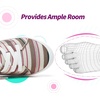 image:imageALTOCIS Womens Knit Slip On Sneakers Ladies Elastic Low Top Flats Lightweight Breathe Mesh Fashion Sneakers Cute Flying Woven LoafersPink Stripe
