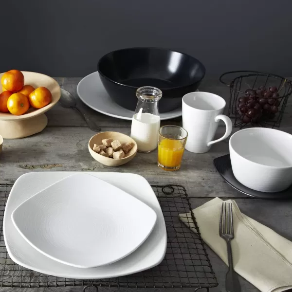 Noritake WOW Swirl Square Platter, 11-3/4-Inch