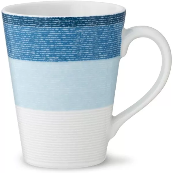 Noritake Colorscapes Layers Sky Mug, 12 oz., Set of 4 in White