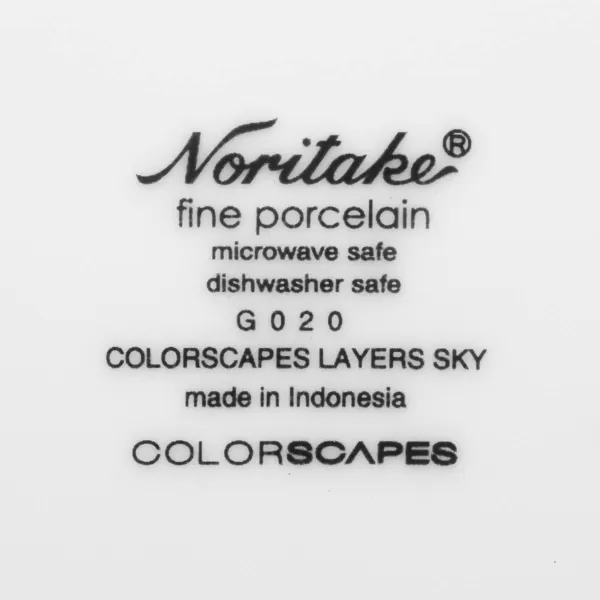 Noritake Colorscapes Layers Sky Mug, 12 oz., Set of 4 in White