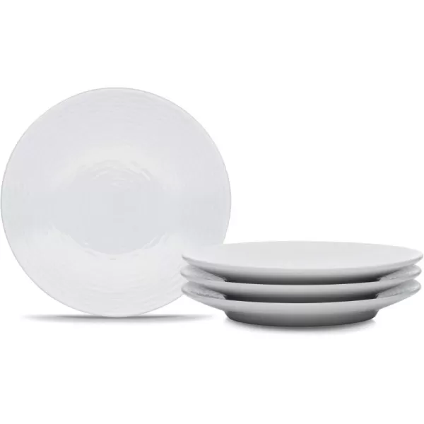Noritake WOW Swirl Appetizer Plates, 6-1/2-Inch, Set of 4
