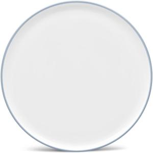 imageNoritake ColorTex Stone Aqua Round Platter 11 12quot STAX in Blue