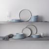 imageNoritake ColorTex Stone Aqua 12Piece Dinnerware Set Service for 4