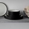imageNoritake ColorTex Stone Black 16Piece Dinnerware Set Service for 4Black