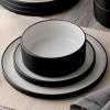 imageNoritake ColorTex Stone Black 16Piece Dinnerware Set Service for 4Black