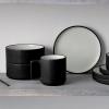 imageNoritake ColorTex Stone Black 16Piece Dinnerware Set Service for 4Black