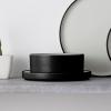imageNoritake ColorTex Stone Black 16Piece Dinnerware Set Service for 4Black