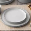 imageNoritake ColorTex Stone Grey 12Piece Dinnerware Set Service for 4