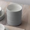 imageNoritake ColorTex Stone Grey 12Piece Dinnerware Set Service for 4