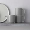 imageNoritake ColorTex Stone Grey 16Piece Dinnerware Set Service for 4