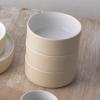 imageNoritake ColorTex Stone Ivory Set of 4 Stax Cereal Bowls 6quot 20 oz