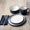 imageNoritake ColorTex Stone Navy 4Piece Place Setting Service for 1