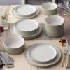 imageNoritake ColorTex Stone Sage 12Piece Dinnerware Set Service for 4