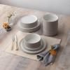 imageNoritake ColorTex Stone Taupe 12Piece Dinnerware Set Service for 4