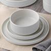 imageNoritake ColorTex Stone White 16Piece Dinnerware Set Service for 4White