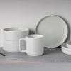 imageNoritake ColorTex Stone White 16Piece Dinnerware Set Service for 4White