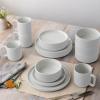 imageNoritake ColorTex Stone White 16Piece Dinnerware Set Service for 4White