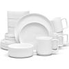 imageNoritake ColorTex Stone White 16Piece Dinnerware Set Service for 4White