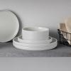 imageNoritake ColorTex Stone White 16Piece Dinnerware Set Service for 4White