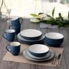 imageNoritake Colorwave Blue 16Piece Set  Coupe Service for 4 in Blue