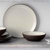 imageNoritake Colorwave Chocolate 16Piece Set  Coupe Service for 4 in BrownChocolate
