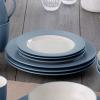 imageNoritake Colorwave Ice 16Piece Set  Rim Service for 4 in BlueIce